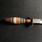 Vintage Mexico Boot Knife Miniature Tourist 1960s 3 5 In Letter Opener Rare