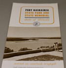 Chester Illinois Fort Kaskaskia State Park Travel Brochure Vintage