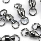 50 100pcs Fishing Swivels Ball Bearing Swivels 35-500lb Saltwater Connectors