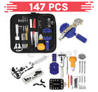 147 Pcs Watch Repair Tool Kit Link Remover Spring Bar Case Opener Professional