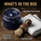 Eagle Shoe Cream Polish Kit     3 Piece Boot   Shoe Polish With Shoe Cream 