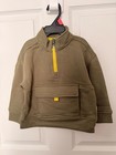 Wonder Nation Quarter Zip Pullover Sweatshirt Size 2t Olive Green