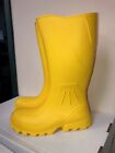 Yellow Waterproof Protective Rain Work Boots Hunting Fishing Farming Garden Mud