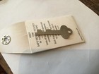 Vintage Diebold Inc Safe   Lock Key Bank Safety Deposit Key  519