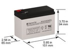  2-pack  Apc Back-ups Pro 1350va Bx1350m Ups Replacement Battery By Sigmastek