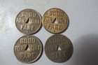 4 Pittsburgh Railways Co  Transit Token 1922