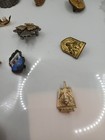 Mixed Lot Vintage Enamel   Metal Lapel Pins And Brooches  Assorted Pieces