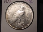 1935 Peace Dollar Choice Au Bu Better Date Nice Collector Coin
