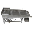 Used  220v Electric Sieve Machine Linear Vibrating Screen 2mm Single Screen