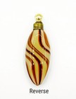 Antique Multi-colored Swirl Glass Perfume Scent Bottle  305