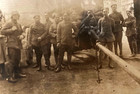 Rare  Post Ww1 German Freikorps Epp W artillery M  nich 1919 Photo Postcard Rppc