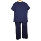 Figs Women V Neck Catarina Scrub Top   Livingston Straight Pants Set Sz M