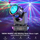 4 Led 180w Rgbw Moving Head Stage Light 360  rotation Dmx Dj Light Disco Party