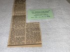 Johnny Cash Show 1971 Concert Ticket Carl Perkins Gate City Legion Field Usa