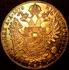 Austria Commemorative 4 Ducat 1879 Franz Joseph I Gold Filled Km    2276  3016 