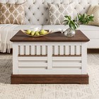Farmhouse Square Flip Lift Top Coffee Table End Table Bed Side Table Nightstand