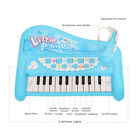 Kids Toddler Blue Piano Music Toy Gift Musical Instruments W  Lights Microphone