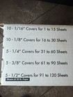Coverbind Classic Antique White Binding Covers 28 Count Box   s New Open Box