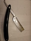 Vintage Straight Razor - Shave Ready - Honed On Black   Green Shadow French   
