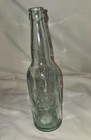 Vintage Pabst Milwaukee Crown Top Embossed Lt  Green aqua Beer Bottle