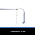  2 Pack  Mainstays 3  Basic Metal Wrap Around Adjustable Curtain Rod