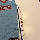 Game Worn Used Jersey Uic Flames Illinois Chicago Med Blank