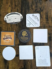 Craft Beer Brewery Coasters Set Of 8 Ale Lager Bar Drink Beer Mats Collectible