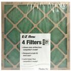 4 Pack 20  X 25  X 1  Nested Glass Merv 1 Air Filter