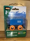 Brio Cargo Blue Container Wagon Thomas Friends Wooden Railway Train Compat 33692