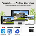 Hikvision 4ch 4poe Nvr 4k 8mp Security System Ip Camera 2way Audio Ir Turret Lot