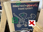 2023 Nuna Mixx Next - Black Caviar Stroller - W Adapter Base For Pipa Urbn Seat