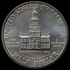  1975  Kennedy Half Dollar Daniel Carr Moonlight Mint Overstrike On Genuine Coin