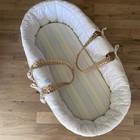 Serena And Lily Moses Basket Stand Pad Linens Luxury Baby Woven Boho Nordic