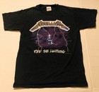 Vintage 1990   s Metallica Ride The Lightning T Shirt Medium Hanes Tag