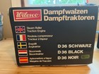 Wilesco D 366 Steam Roller Black-brass
