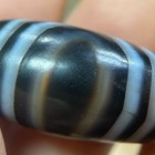 Natural Banded Agate Old Tibetan Dzi Beads 1 Eye Pendant Amulet Talisman  5910
