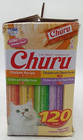 Inaba Churu Cat Treats Squeezable Creamy Pur  e 0 5 Oz 120ct Exp 11 27