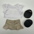 Build A Bear Clothes Angel Silver Gold White Top Tan Skirt Shoes Teddy Outfit