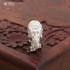 925 Sterling Silver Elephant Statue Sculpture Puja Article Figurine Art873