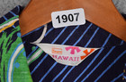 Vintage 60s 70s Sears Hawaiian Barkcloth Shirt Mens Extra Large Abstract