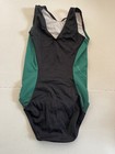 Gk Elite Leotard Gymnastics Green St Patrick Tag Removed