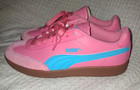 Puma Womens Club Ii Era Low Pink   Aqua Sneaker Shoe Size 7 5 New