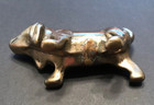 Vintage Brass Dog Beagle Figure Metal Statue Paperweight Animal