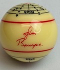 Aramith Jim Rempe Training Cue Ball 2-1 4  Regulation Size Billiard Pool Ball   