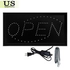 Ultra Bright Led Neon Light Business Sign Animated Motion Display Open W  On off