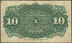1863 Fourth Issue Ten Cent 10c Fractional Currency Note Fr 1261