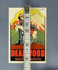 Vintage Deadwood Gold Rush Travel Decal Water Transfer Sticker Donkey Prospector