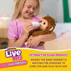 Interactive Plush Monkey Toy Set With Sounds And Accessories For Kids 4 