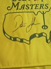 Dustin Johnson Signed 2020 Masters Golf Flag 2016 Us Open Psa Autograph Ak16731
