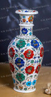 12  Marble Flower Vase Pot  Floral Inlay Vase Pot  Table Vase  Art   Collectible